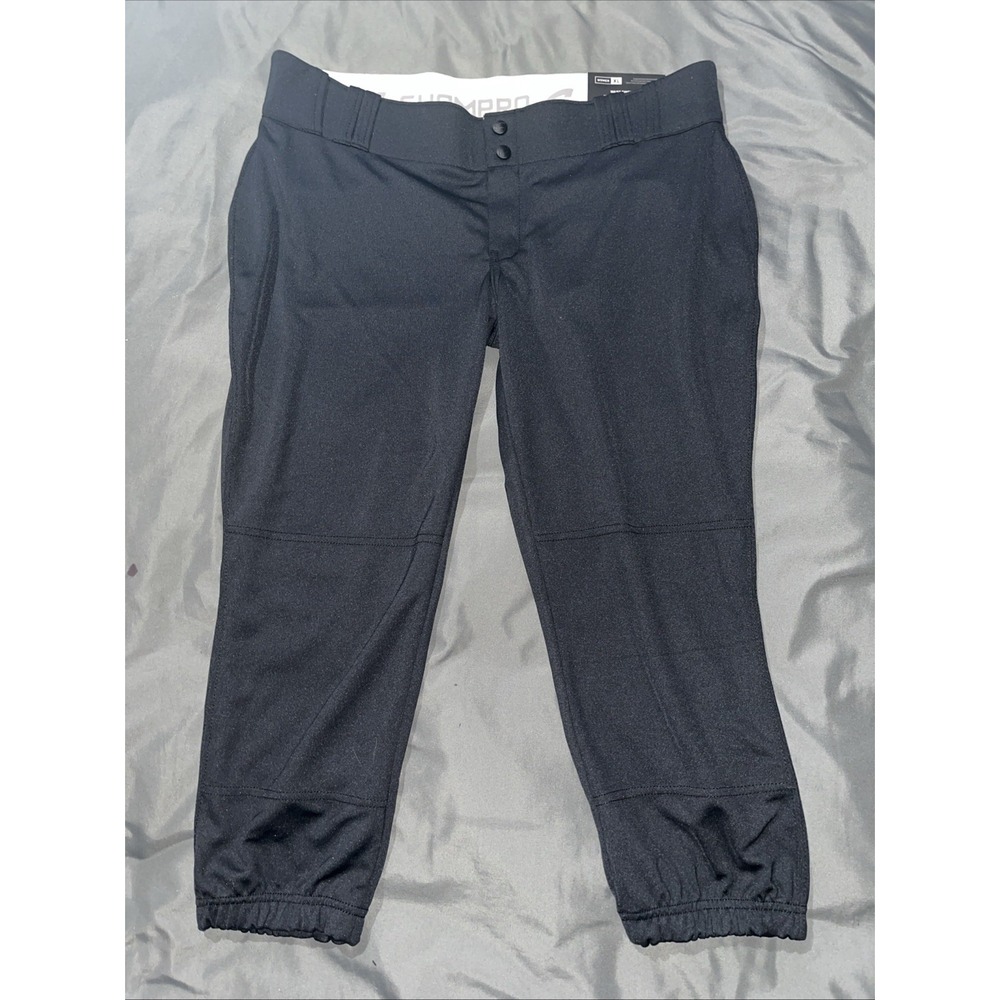 New‎ Champro Women's Black Tournament Traditional Softball Pants Size XL